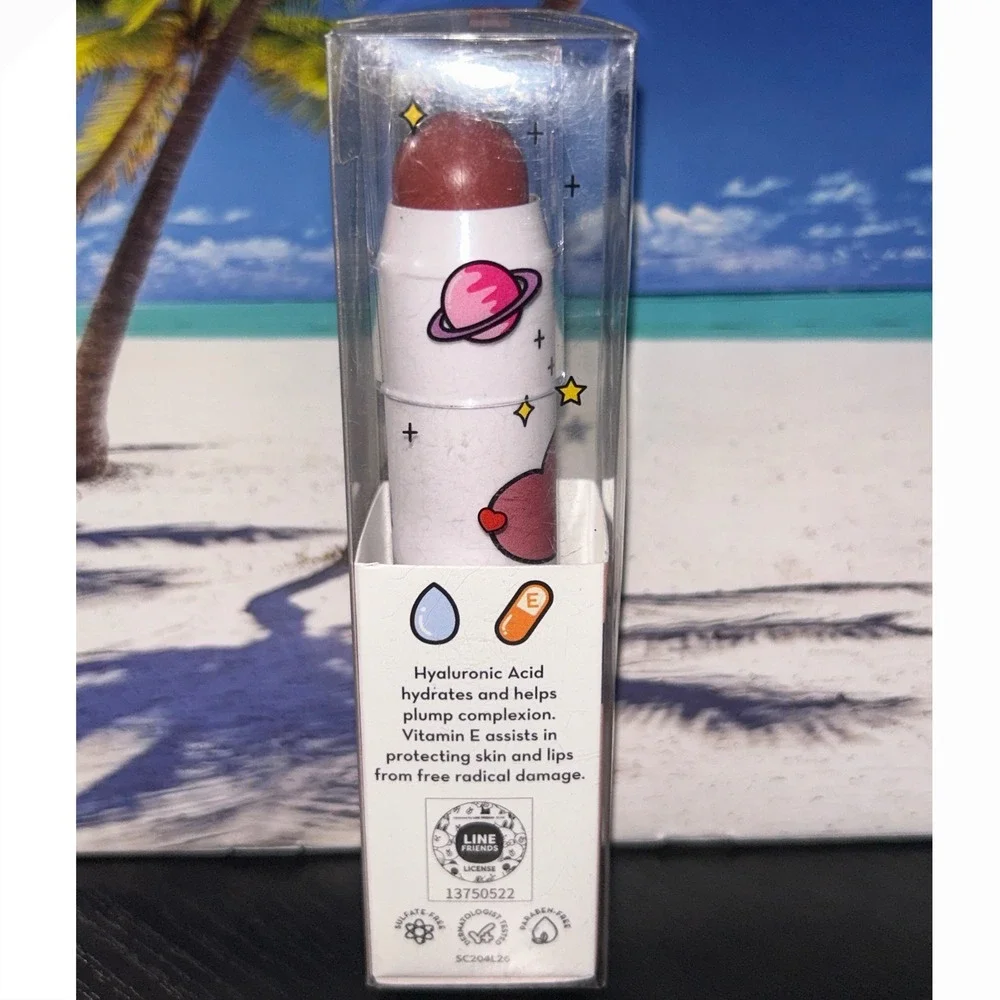 The Creme Shop BT21 Lip + Cheek Chic Stick Rocky Road Shooky Hyaluronic Acid